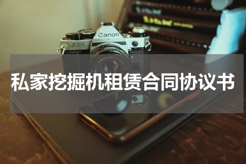 私家挖掘机租赁合同协议书