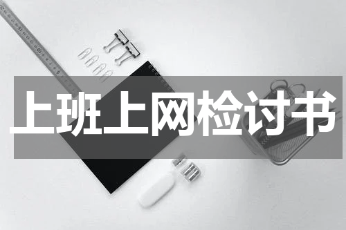 上班上网检讨书