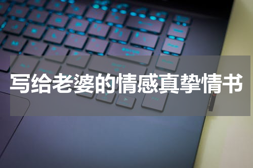 写给老婆的情感真挚情书