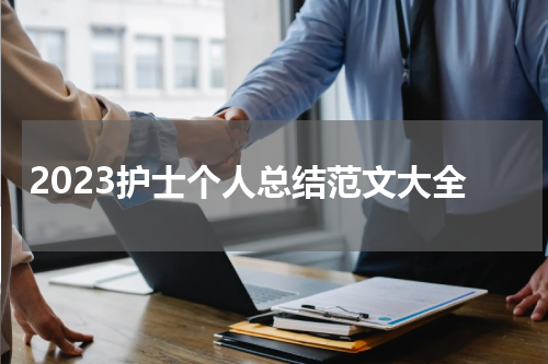 2023护士个人总结范文大全