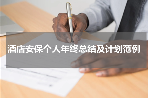酒店安保个人年终总结及计划范例
