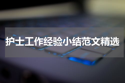 护士工作经验小结范文精选