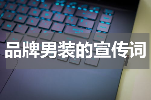 品牌男装的宣传词