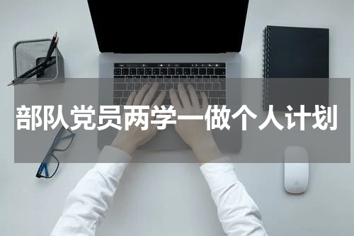 部队党员两学一做个人计划