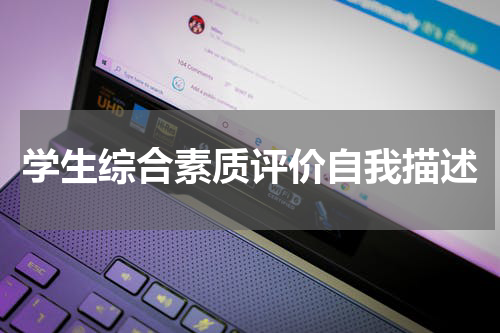 学生综合素质评价自我描述