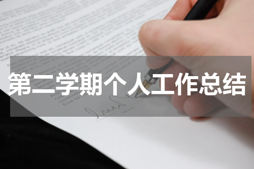 第二学期个人工作总结