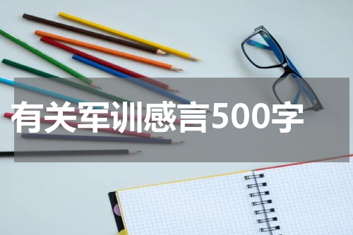 有关军训感言500字