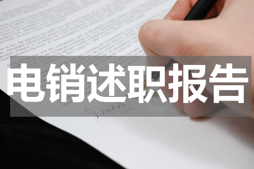 电销述职报告