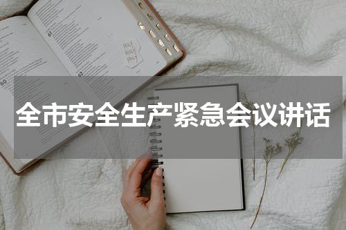 全市安全生产紧急会议讲话