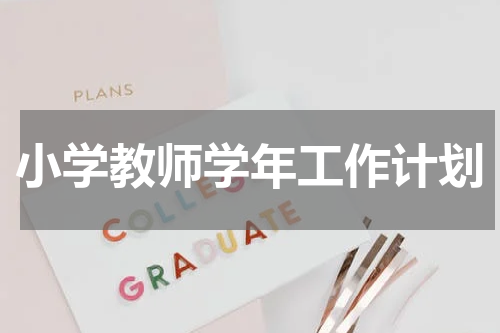 小学教师学年工作计划
