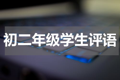 初二年级学生评语