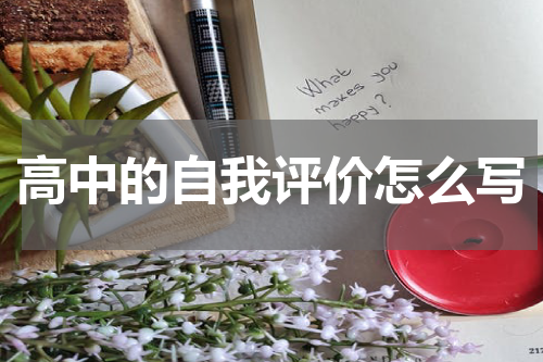 高中的自我评价怎么写