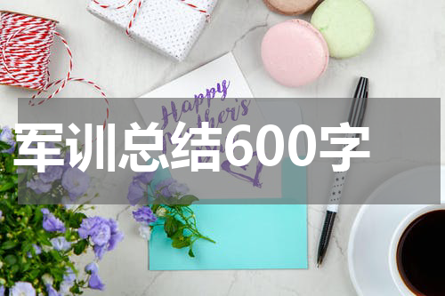 军训总结600字