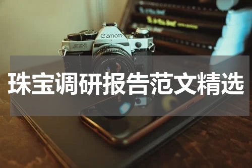 珠宝调研报告范文精选