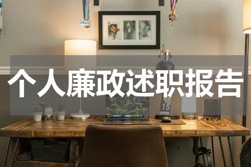 个人廉政述职报告