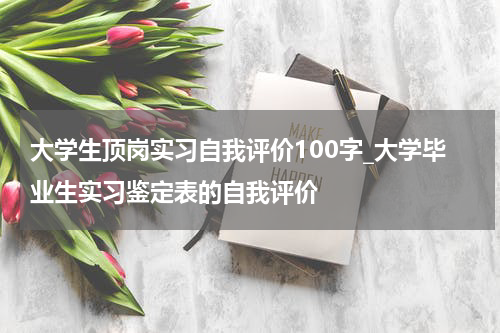 大学生顶岗实习自我评价100字_大学毕业生实习鉴定表的自我评价
