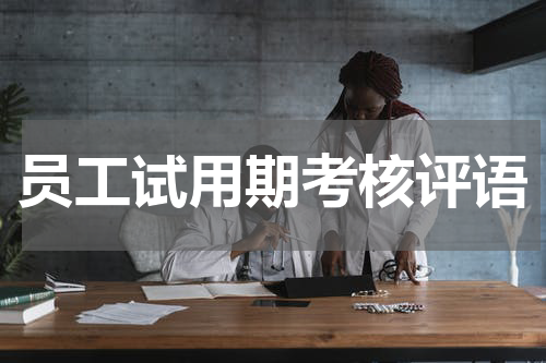 员工试用期考核评语