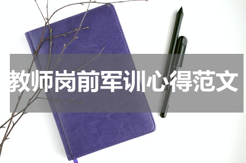 教师岗前军训心得范文