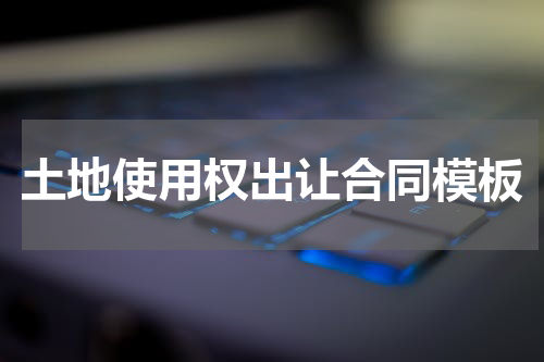 土地使用权出让合同模板