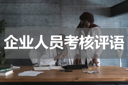 企业人员考核评语