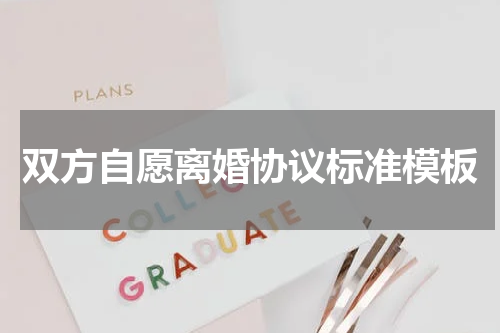 双方自愿离婚协议标准模板