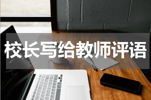 校长写给教师评语