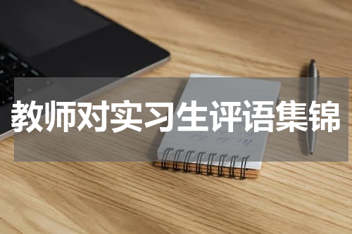 教师对实习生评语集锦