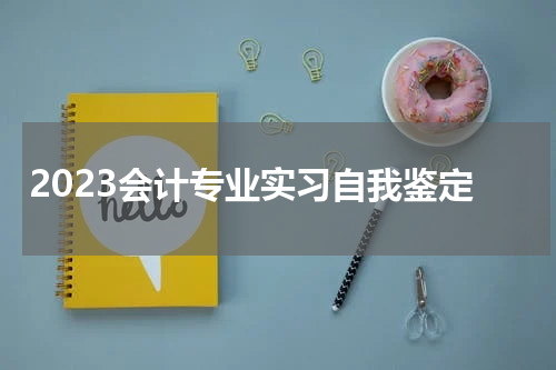 2023会计专业实习自我鉴定