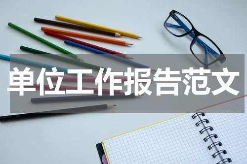 单位工作报告范文