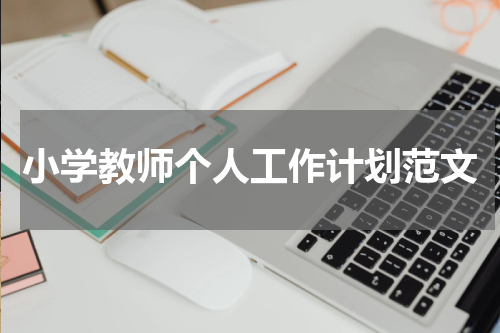 小学教师个人工作计划范文