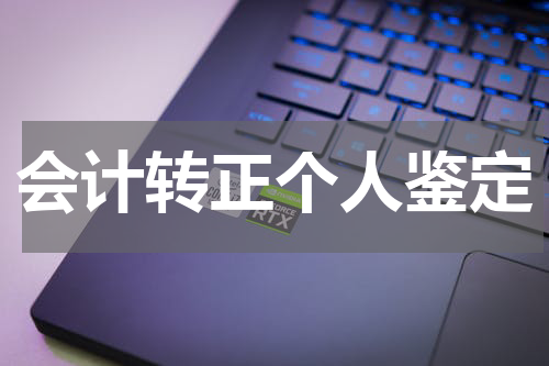 会计转正个人鉴定