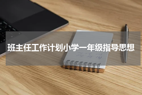 班主任工作计划小学一年级指导思想