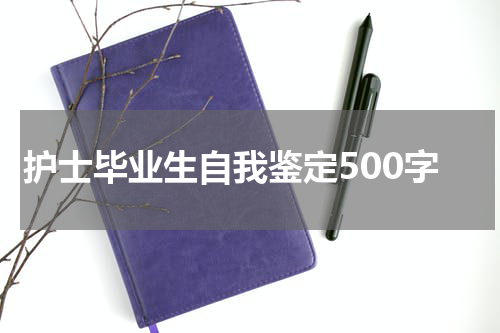 护士毕业生自我鉴定500字