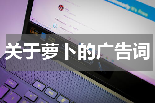 关于萝卜的广告词