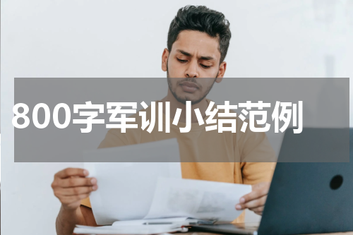 800字军训小结范例