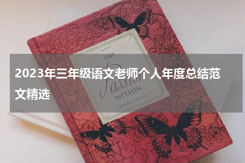 2023年三年级语文老师个人年度总结范文精选
