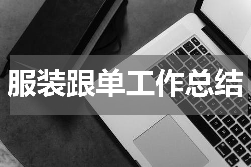 服装跟单工作总结