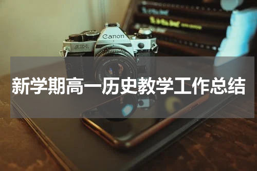 新学期高一历史教学工作总结