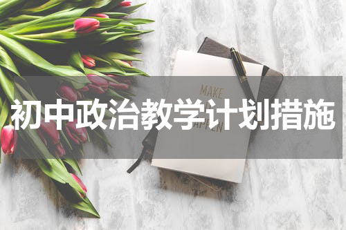初中政治教学计划措施