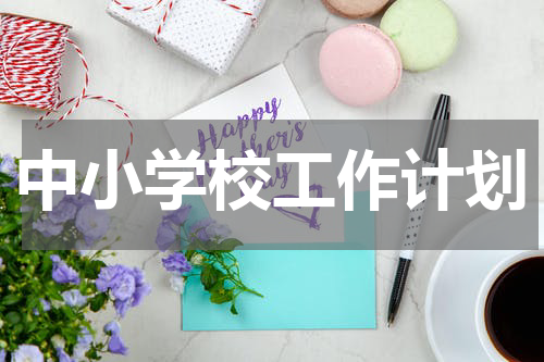 中小学校工作计划