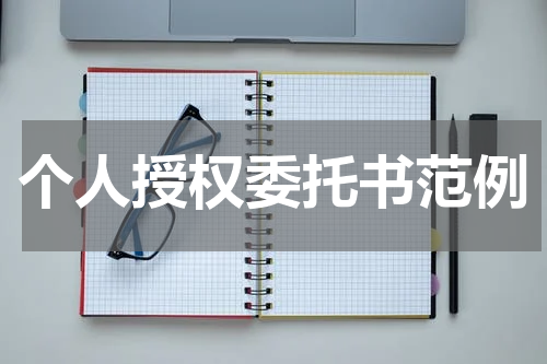 个人授权委托书范例