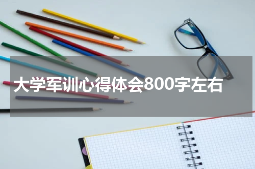 大学军训心得体会800字左右
