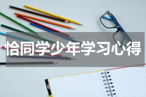 恰同学少年学习心得