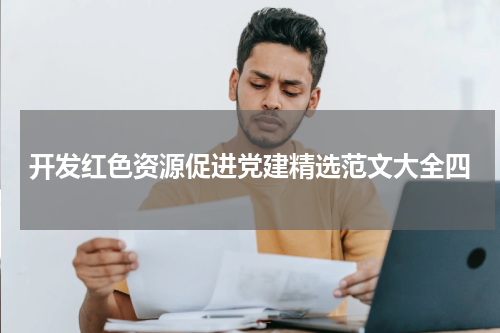 开发红色资源促进党建精选范文大全四