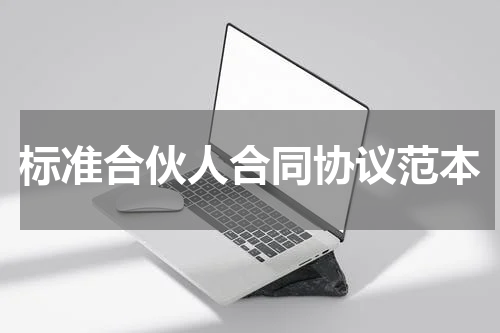 标准合伙人合同协议范本