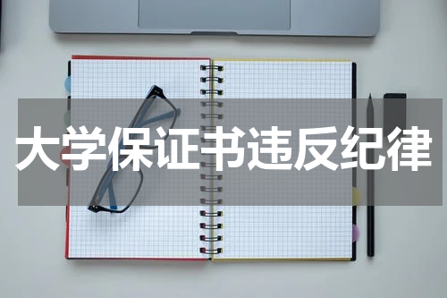 大学保证书违反纪律