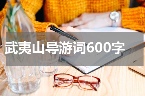 武夷山导游词600字