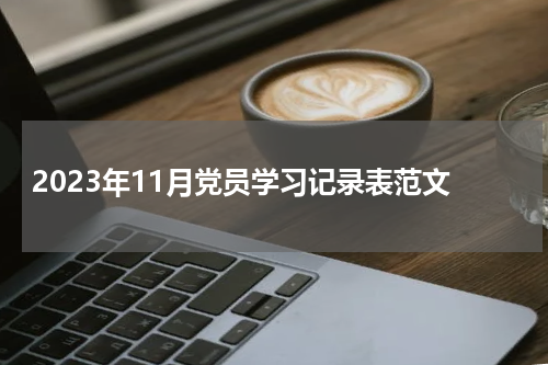 2023年11月党员学习记录表范文
