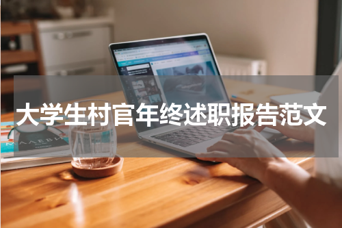 大学生村官年终述职报告范文