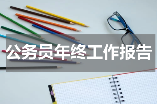 公务员年终工作报告